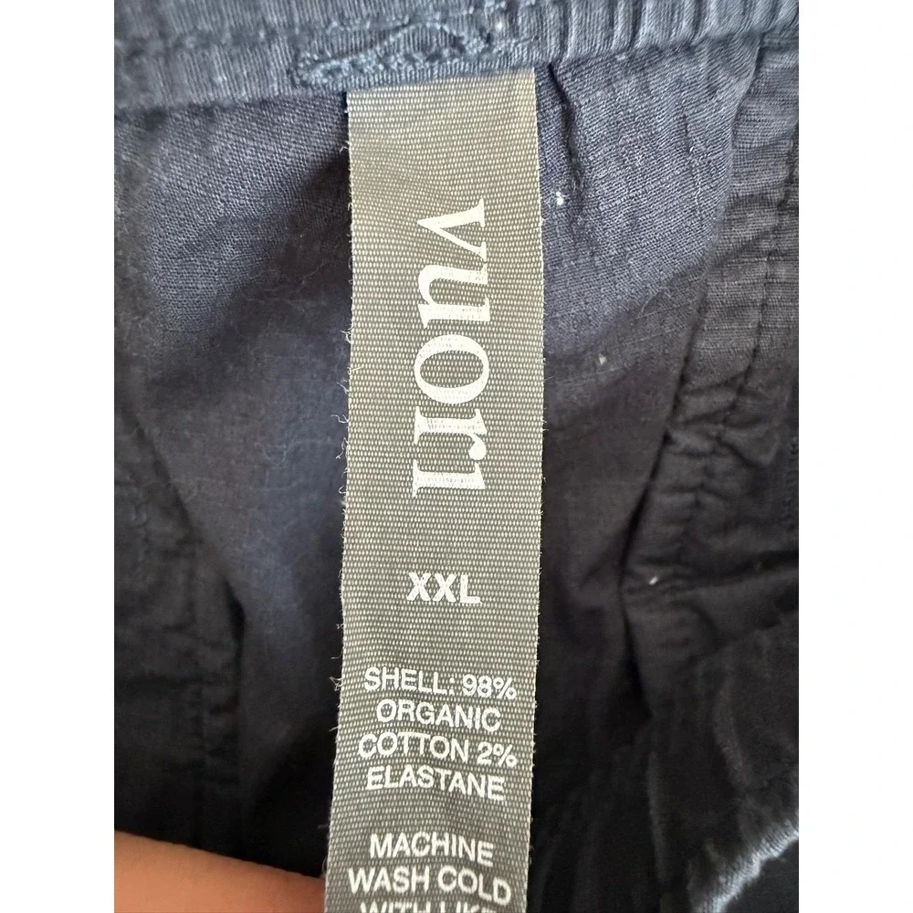 Vuori Pants Mens 2XL Blue Gray Ripstop Climber Woven Joggers Elastic Waist V412